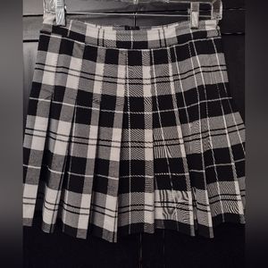 Plaid short skirt